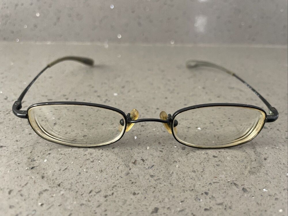 Nike with Flexon 4603 001 Eyeglass Frames ONLY 45-20-135 Black metal full rim